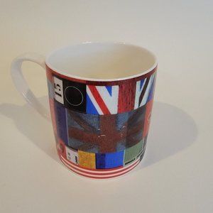 Whittard of Chelsea Flag London England Mind the Gap Boat Service Coffee Mug